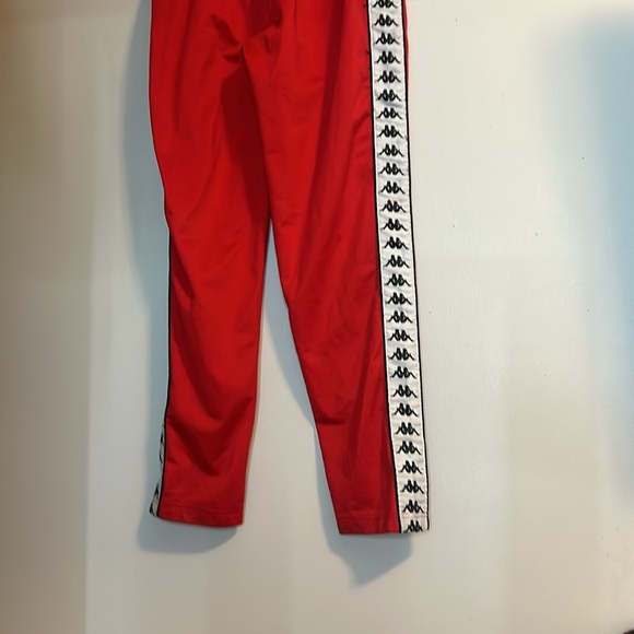 Kappa Red Joggers with Logo Side Tape - Picture 13 of 13